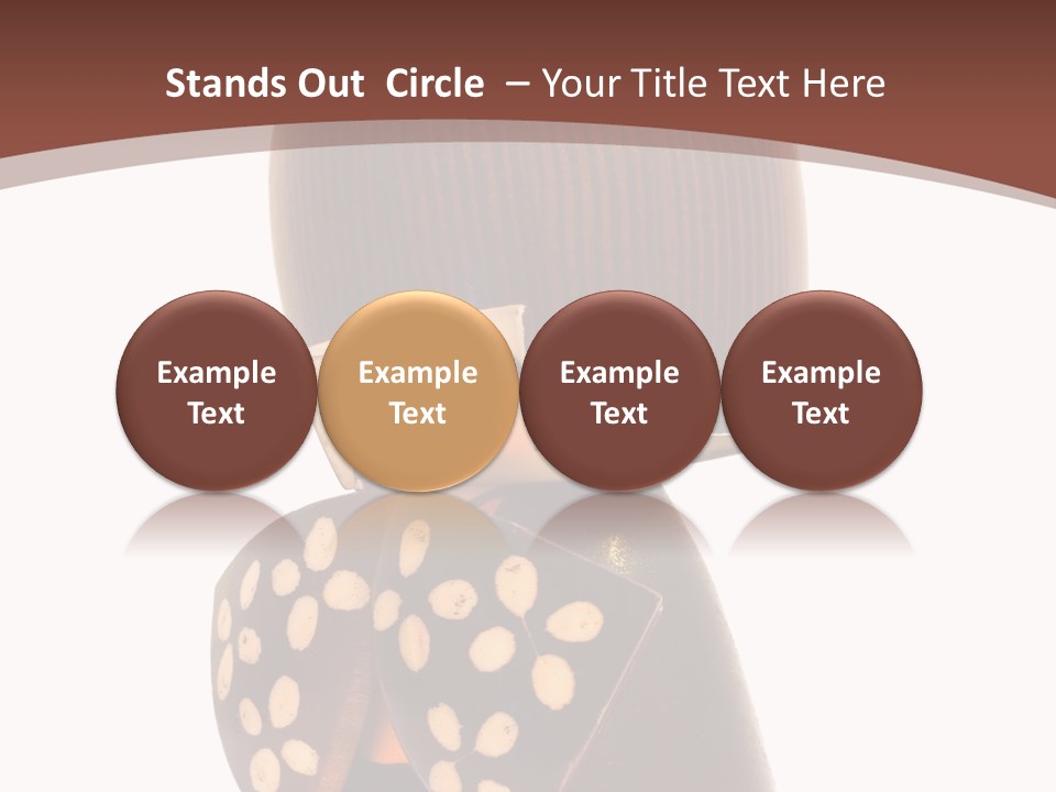 Kokeshi Japanese Doll Isolated On White. PowerPoint Template