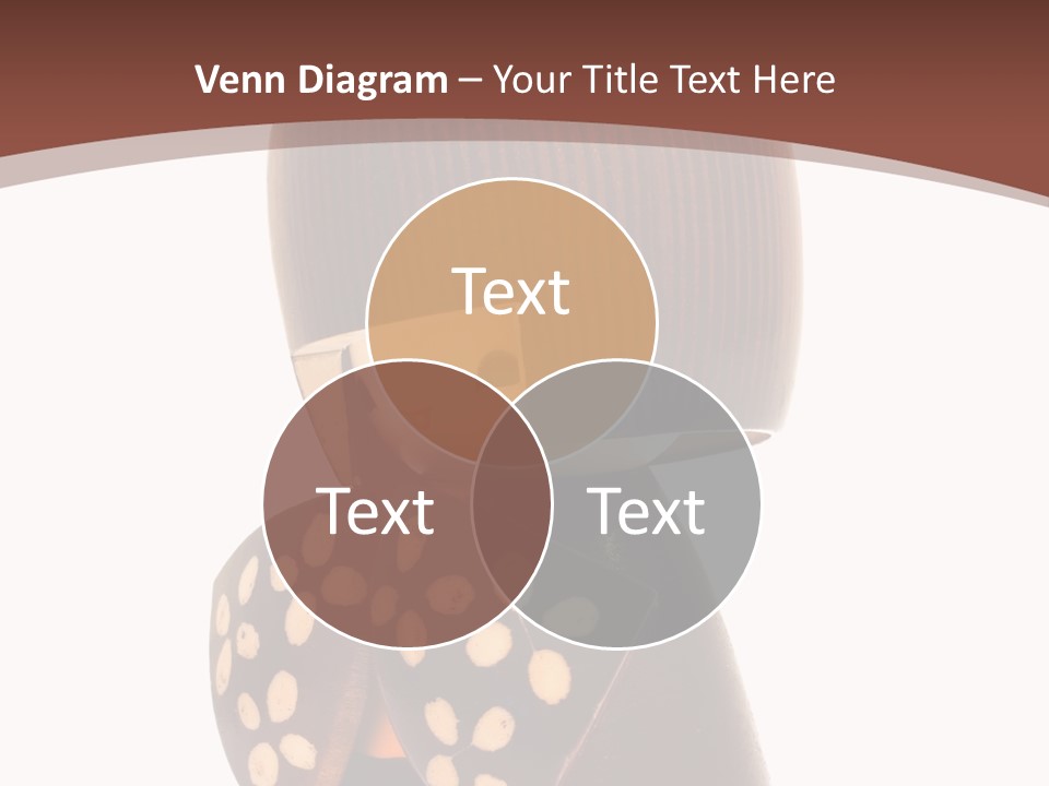 Kokeshi Japanese Doll Isolated On White. PowerPoint Template