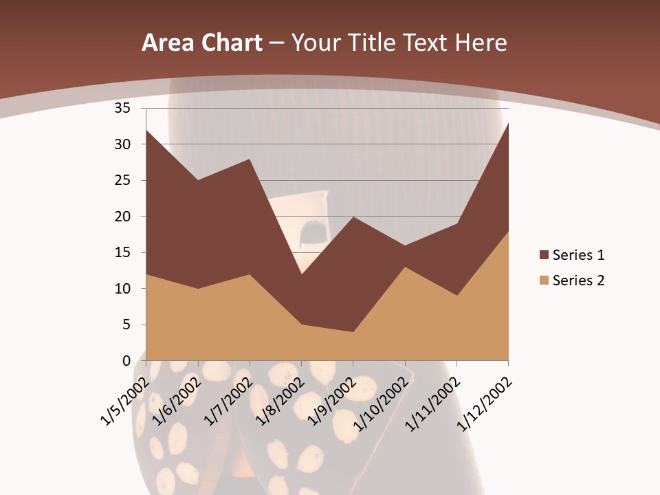 Kokeshi Japanese Doll Isolated On White. PowerPoint Template