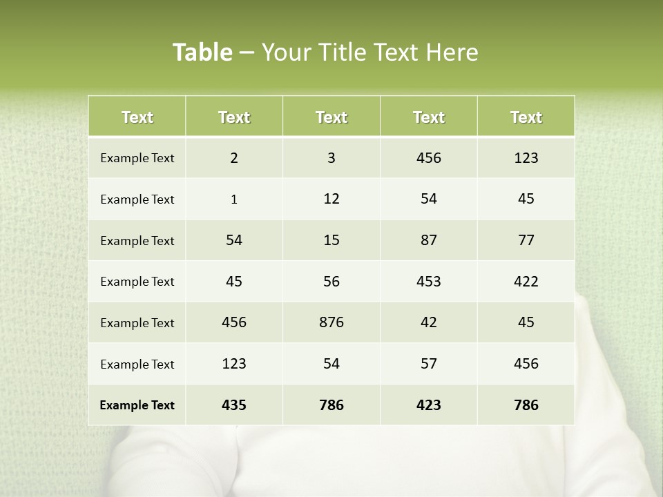 Cute Happy Baby Boy Smiling On Green Background PowerPoint Template