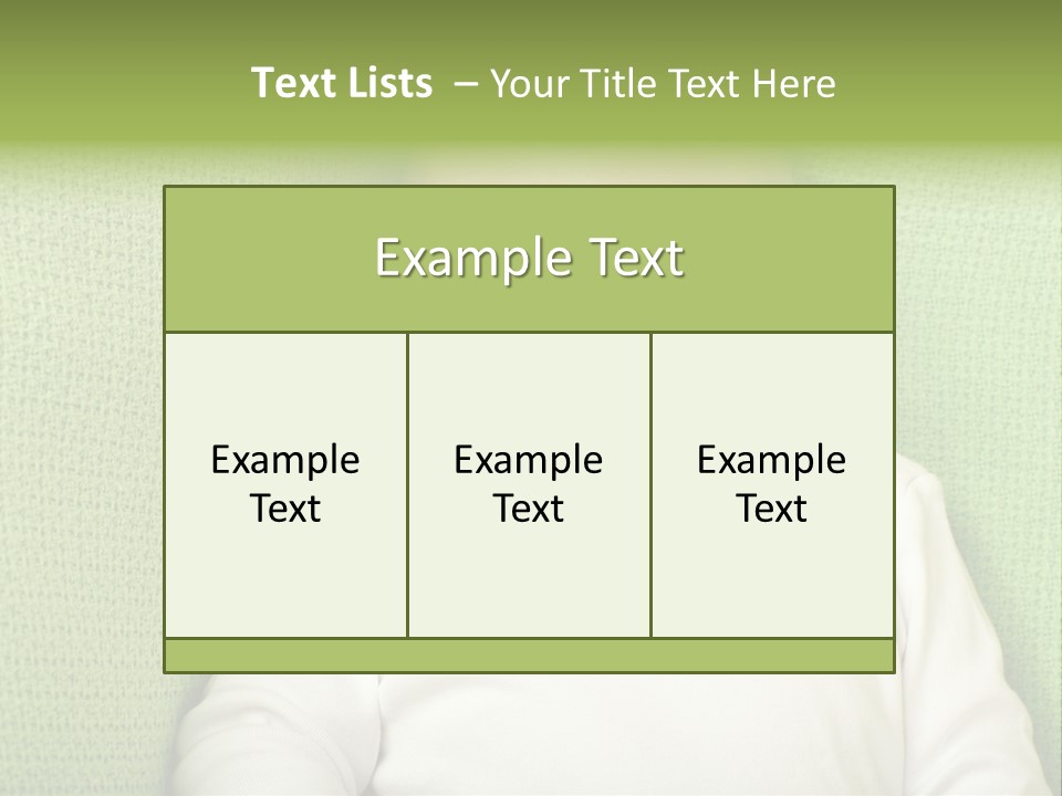 Cute Happy Baby Boy Smiling On Green Background PowerPoint Template