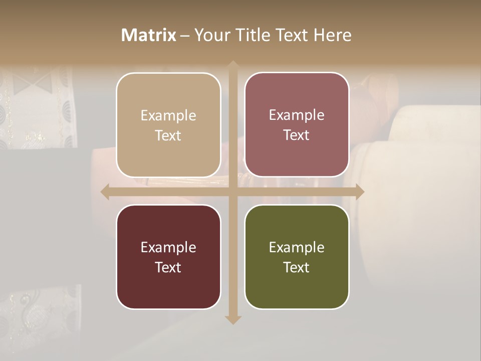 Boy Holding Torah Scrolls PowerPoint Template