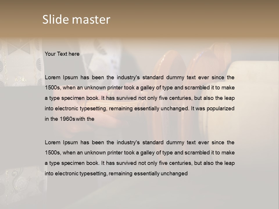 Boy Holding Torah Scrolls PowerPoint Template