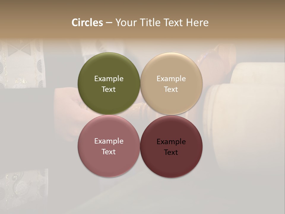 Boy Holding Torah Scrolls PowerPoint Template