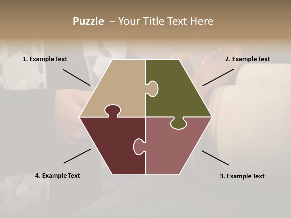 Boy Holding Torah Scrolls PowerPoint Template