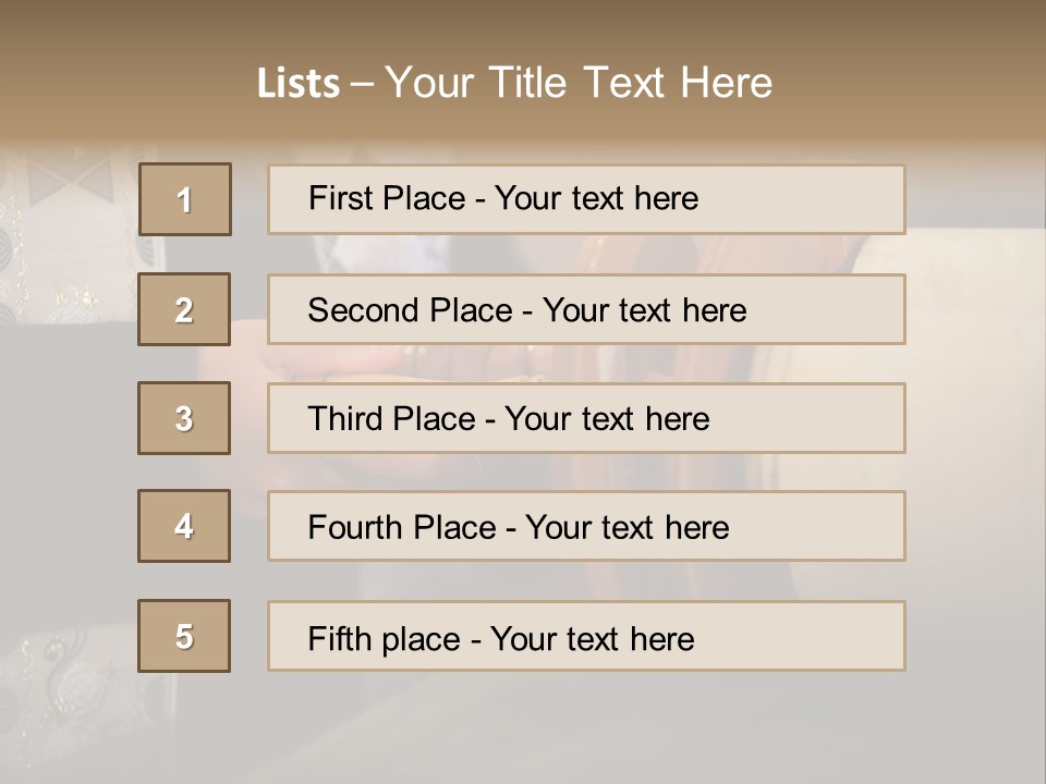 Boy Holding Torah Scrolls PowerPoint Template