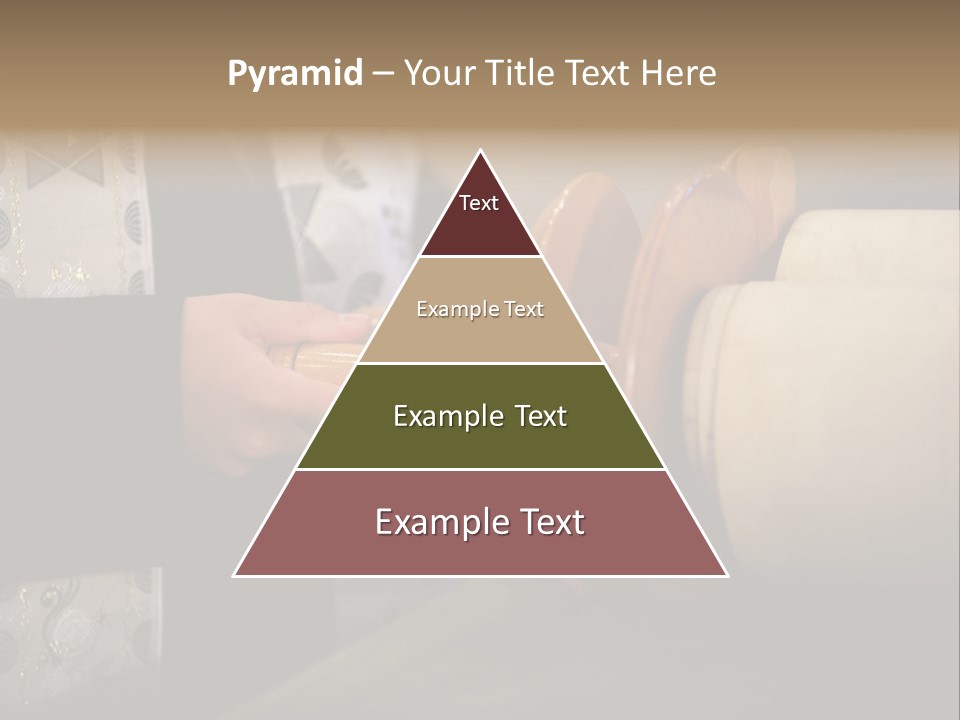 Boy Holding Torah Scrolls PowerPoint Template