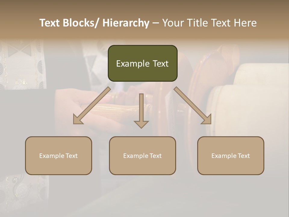 Boy Holding Torah Scrolls PowerPoint Template