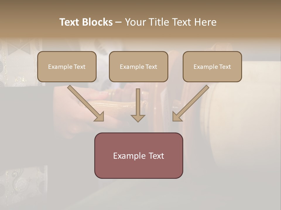 Boy Holding Torah Scrolls PowerPoint Template