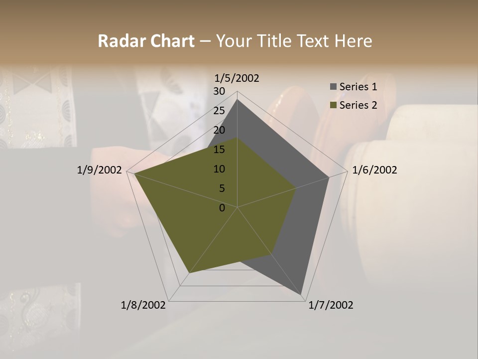 Boy Holding Torah Scrolls PowerPoint Template