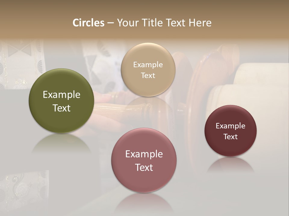 Boy Holding Torah Scrolls PowerPoint Template