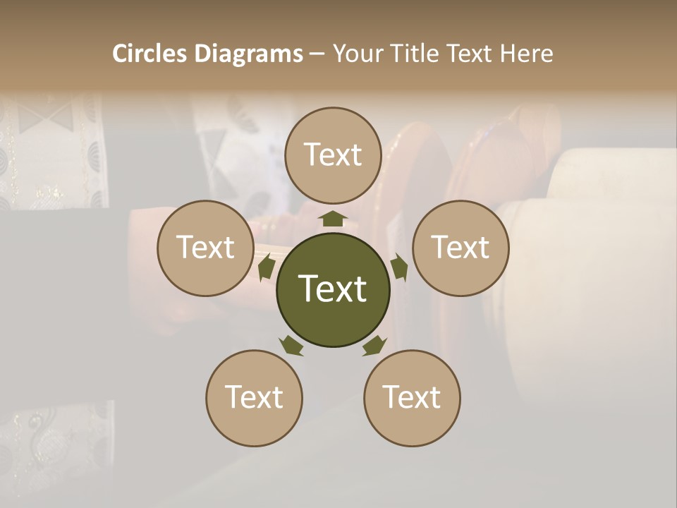 Boy Holding Torah Scrolls PowerPoint Template