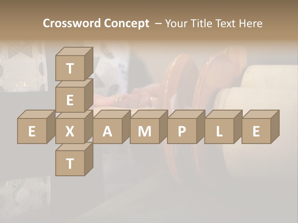 Boy Holding Torah Scrolls PowerPoint Template