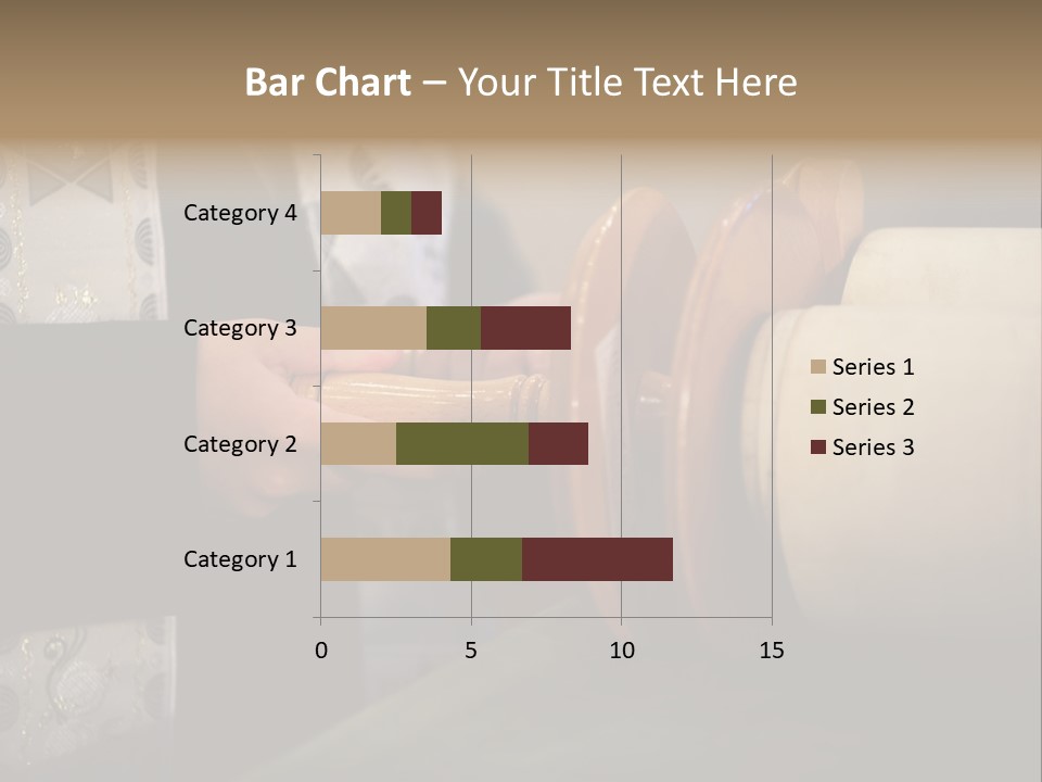 Boy Holding Torah Scrolls PowerPoint Template