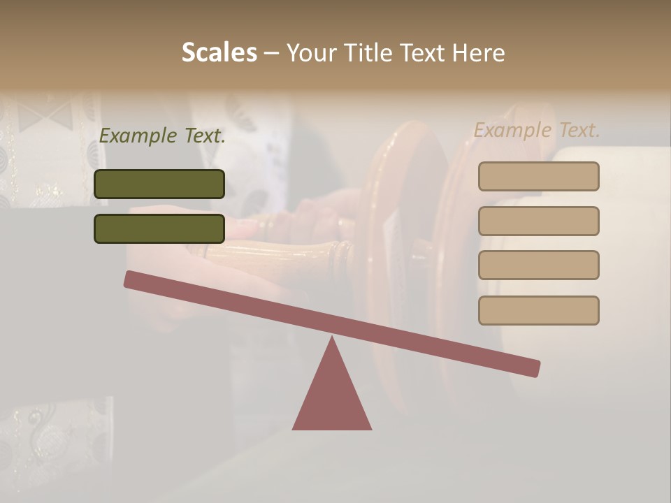 Boy Holding Torah Scrolls PowerPoint Template