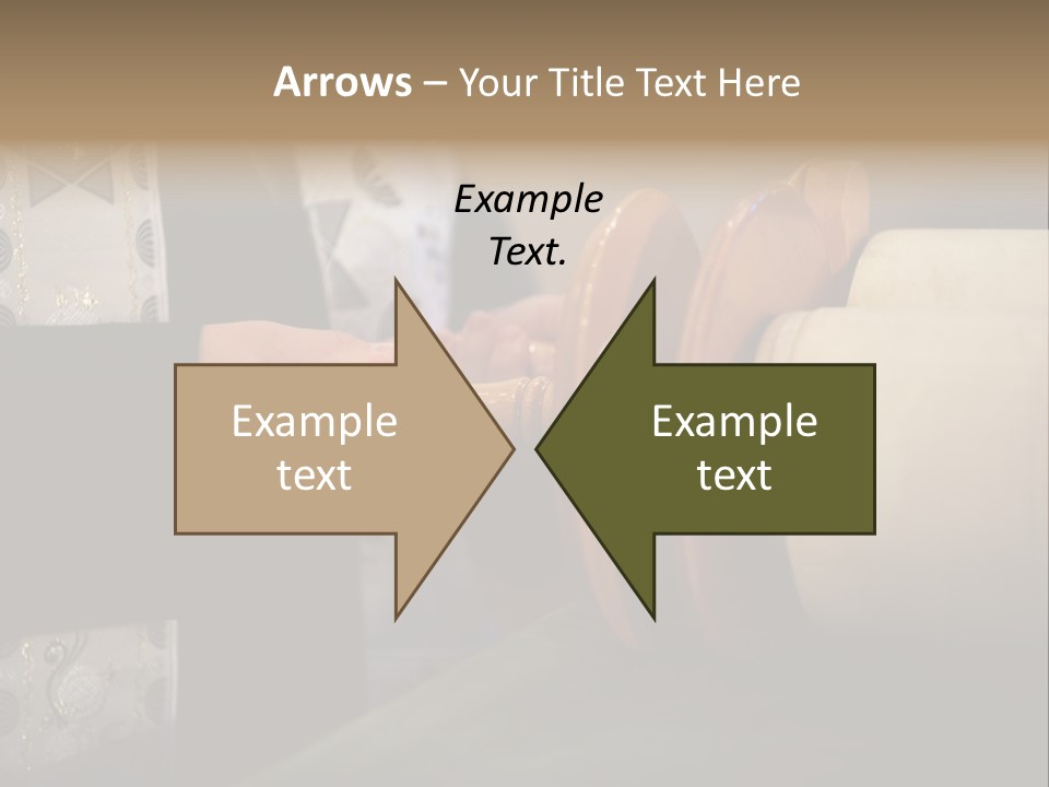 Boy Holding Torah Scrolls PowerPoint Template