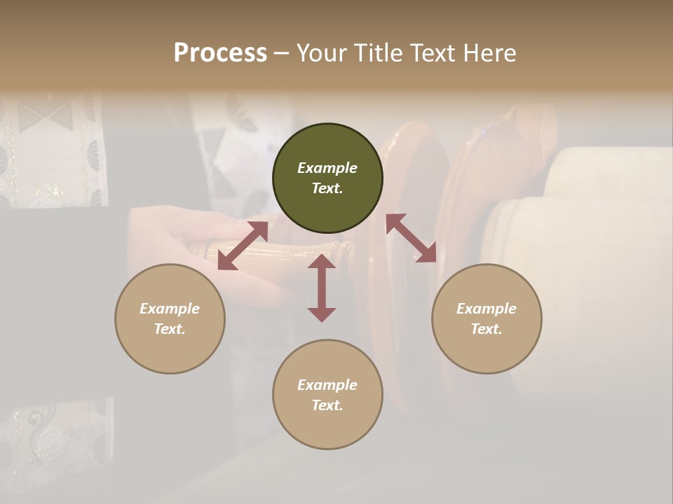 Boy Holding Torah Scrolls PowerPoint Template