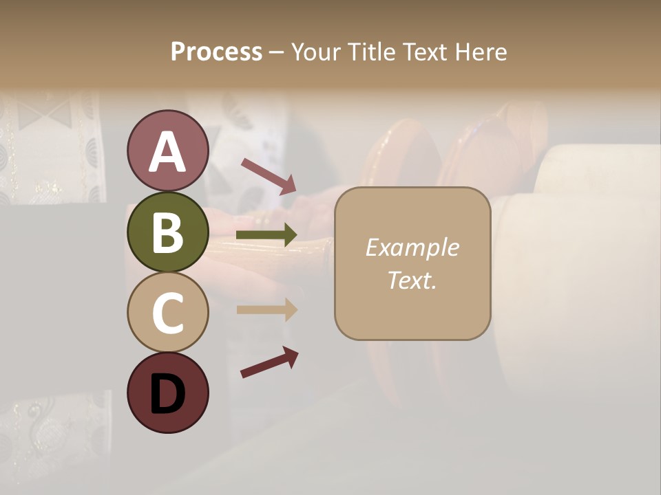 Boy Holding Torah Scrolls PowerPoint Template