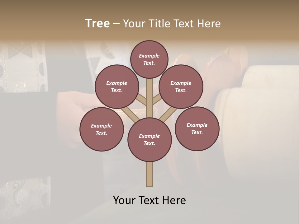 Boy Holding Torah Scrolls PowerPoint Template