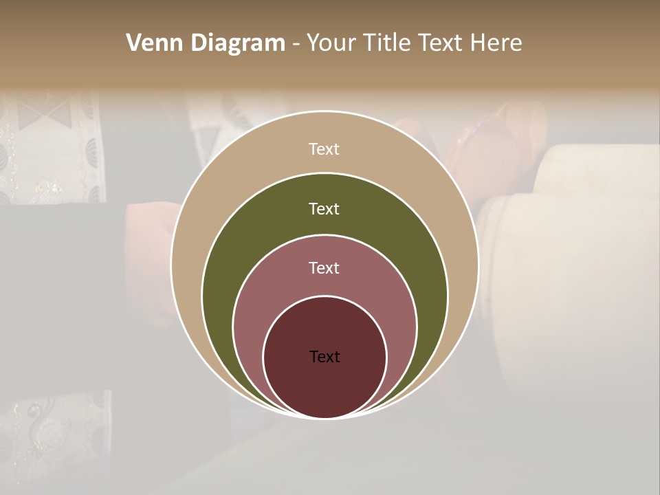 Boy Holding Torah Scrolls PowerPoint Template