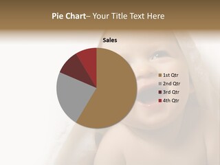 Baby After Bath. Cheerful Child PowerPoint Template