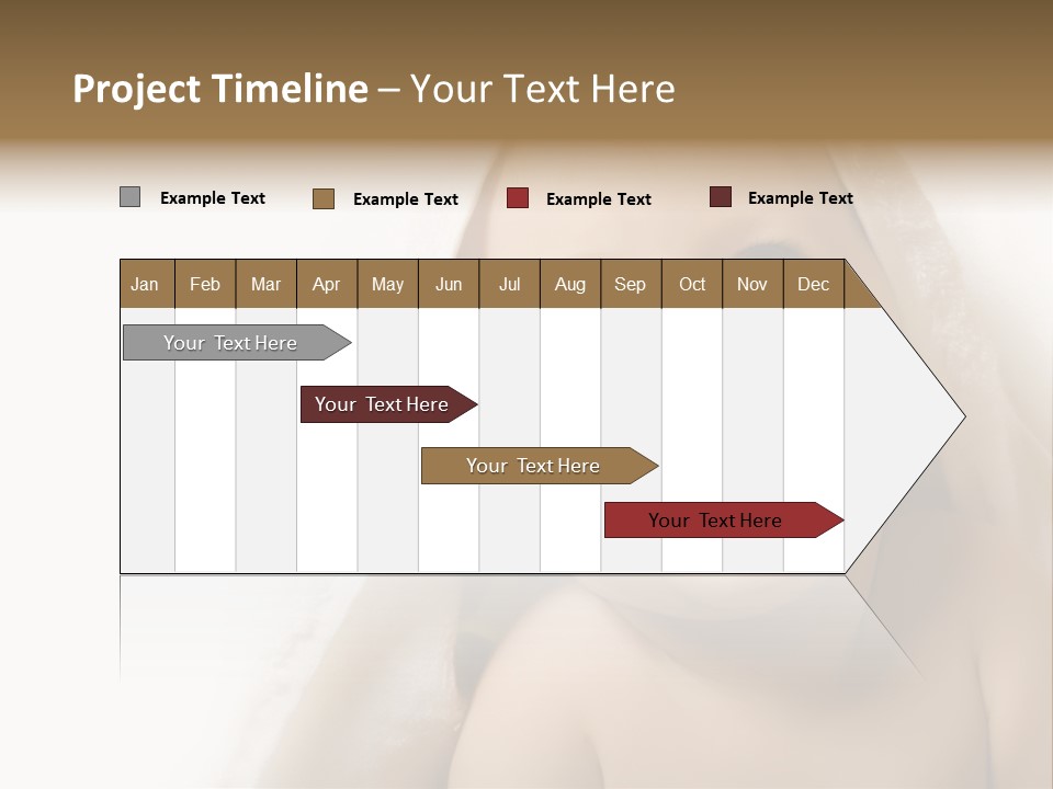 Baby After Bath. Cheerful Child PowerPoint Template