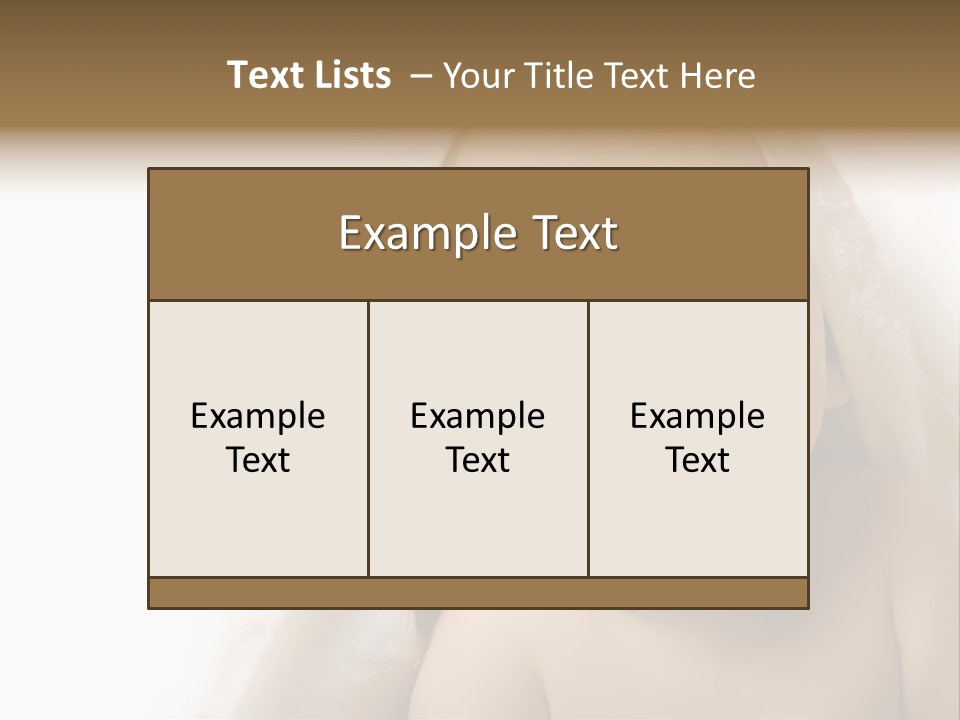 Baby After Bath. Cheerful Child PowerPoint Template