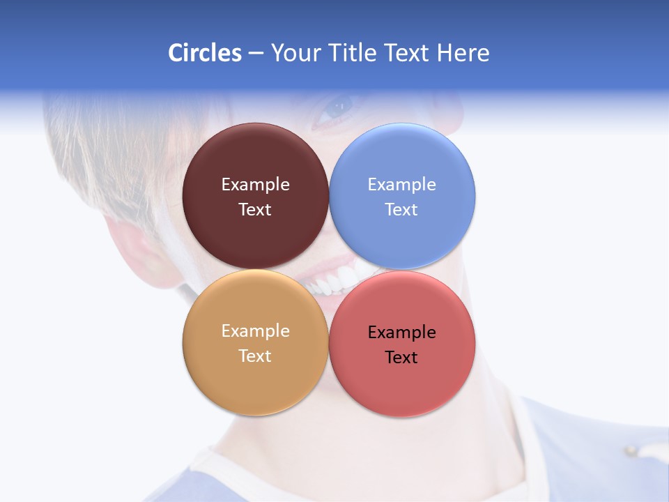 Smiling Face Of Handsome Teenager Male Person. PowerPoint Template