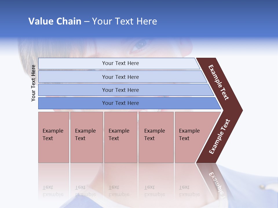 Smiling Face Of Handsome Teenager Male Person. PowerPoint Template