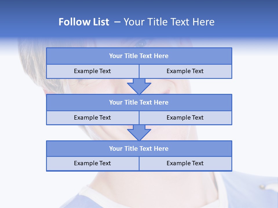 Smiling Face Of Handsome Teenager Male Person. PowerPoint Template