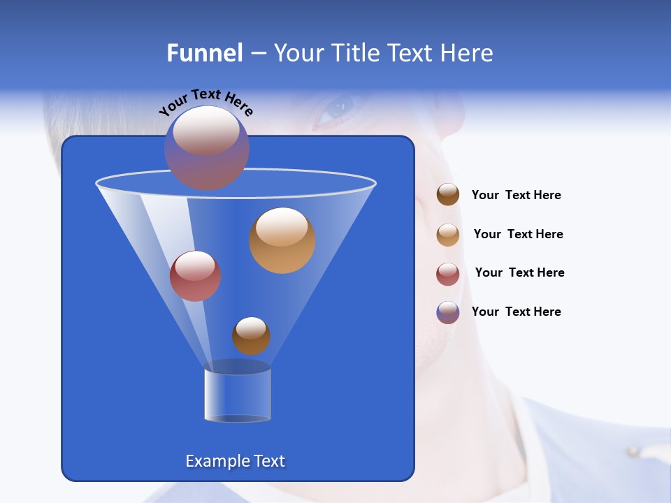 Smiling Face Of Handsome Teenager Male Person. PowerPoint Template