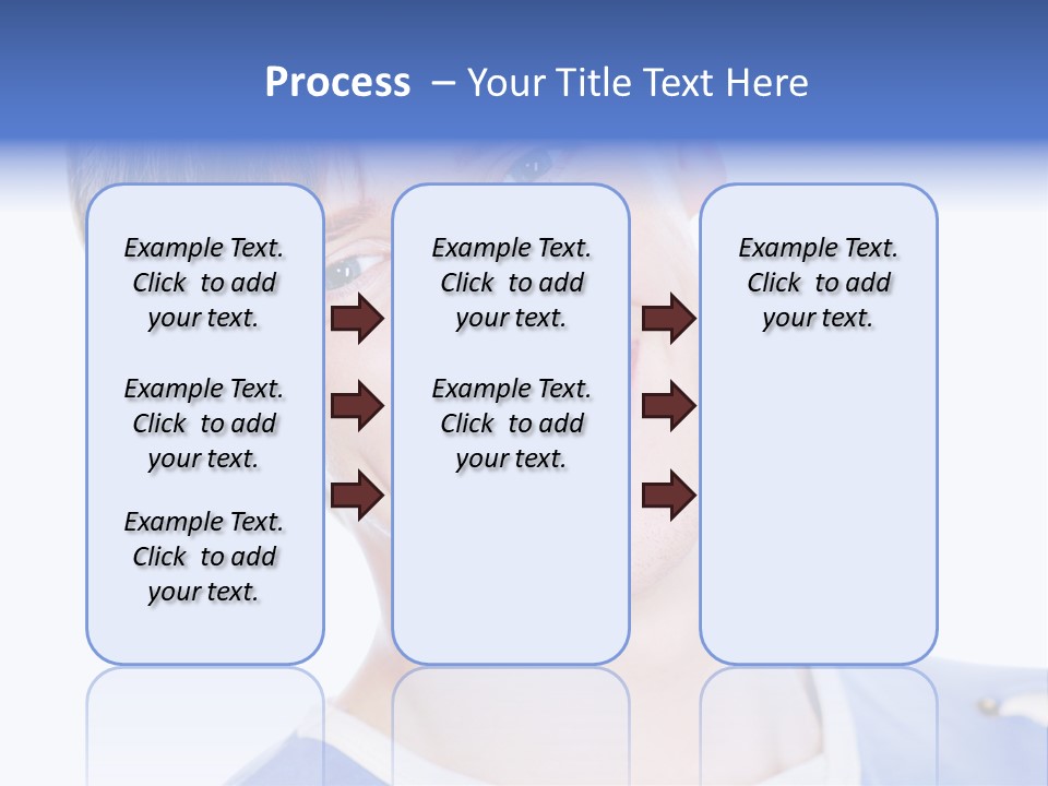 Smiling Face Of Handsome Teenager Male Person. PowerPoint Template