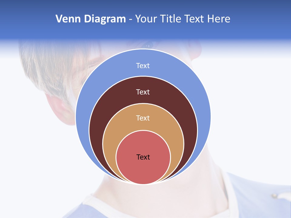Smiling Face Of Handsome Teenager Male Person. PowerPoint Template