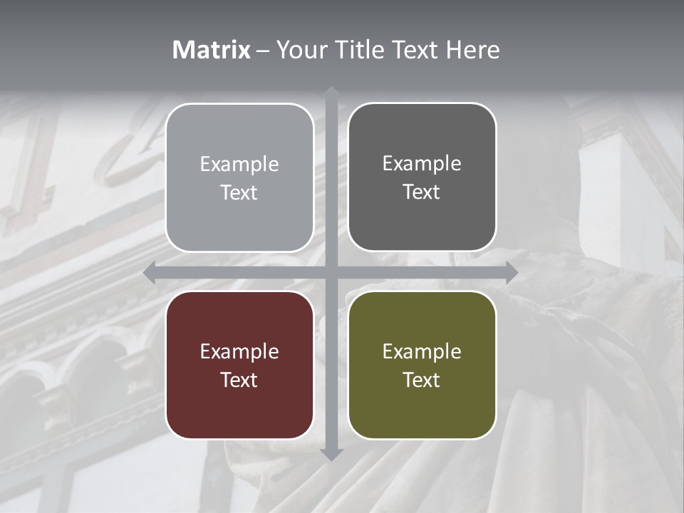 Famous Dante Sculpture Near Santa Croce Cathedral In Florence PowerPoint Template