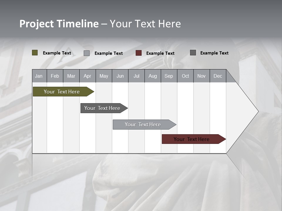 Famous Dante Sculpture Near Santa Croce Cathedral In Florence PowerPoint Template