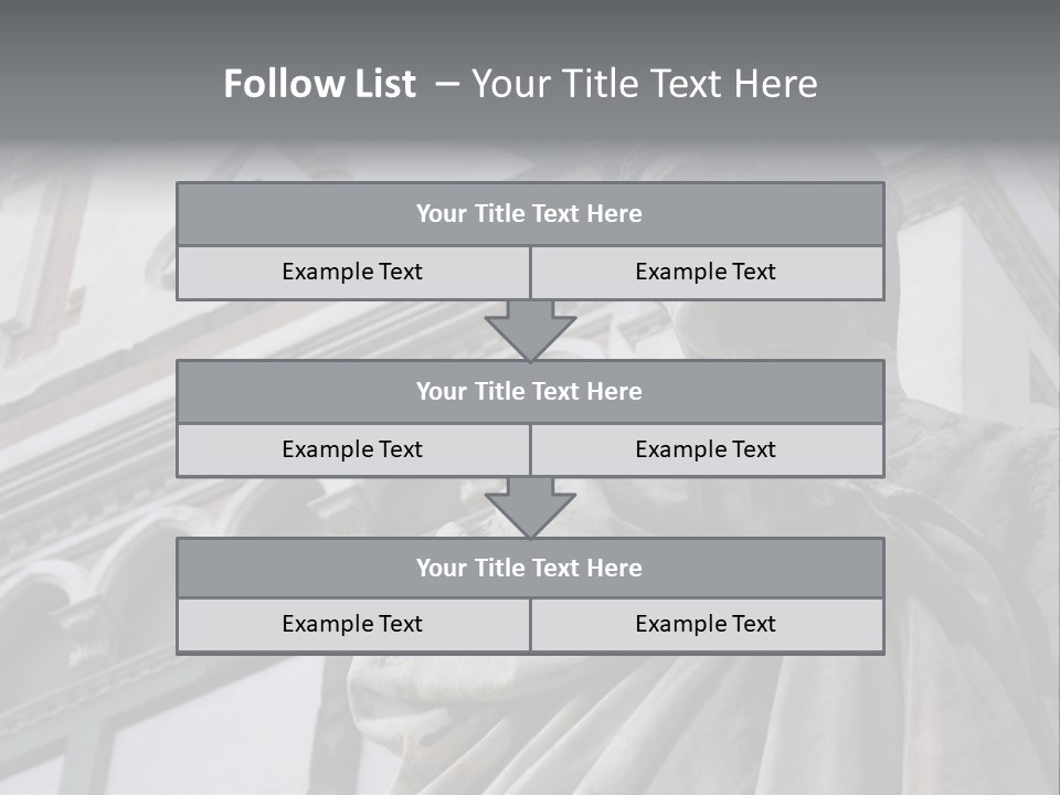 Famous Dante Sculpture Near Santa Croce Cathedral In Florence PowerPoint Template