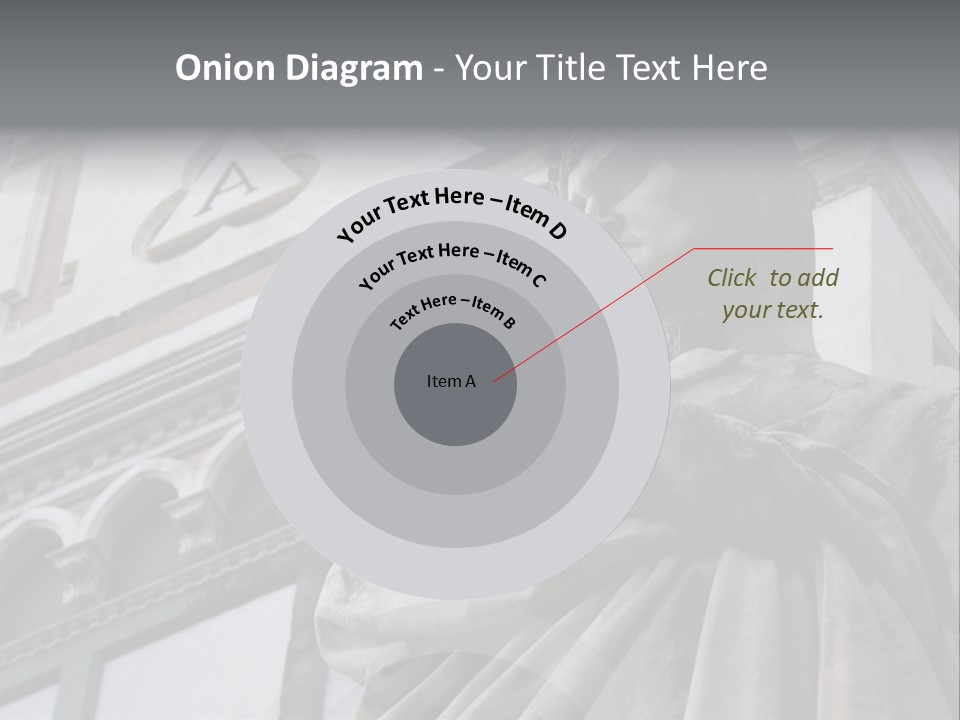 Famous Dante Sculpture Near Santa Croce Cathedral In Florence PowerPoint Template