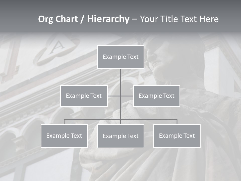 Famous Dante Sculpture Near Santa Croce Cathedral In Florence PowerPoint Template
