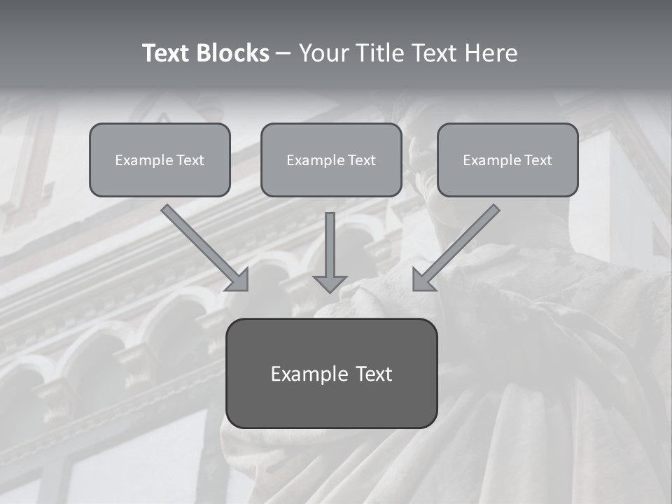 Famous Dante Sculpture Near Santa Croce Cathedral In Florence PowerPoint Template