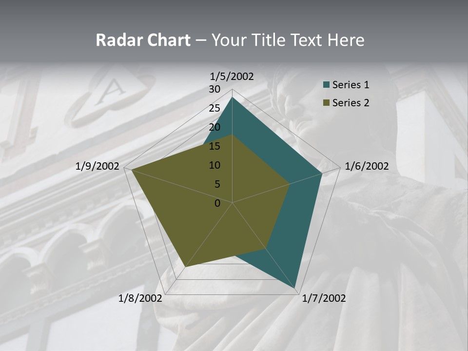 Famous Dante Sculpture Near Santa Croce Cathedral In Florence PowerPoint Template