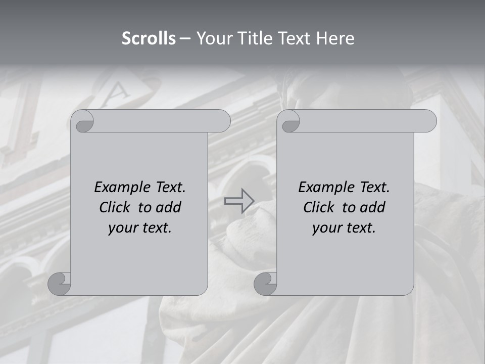 Famous Dante Sculpture Near Santa Croce Cathedral In Florence PowerPoint Template