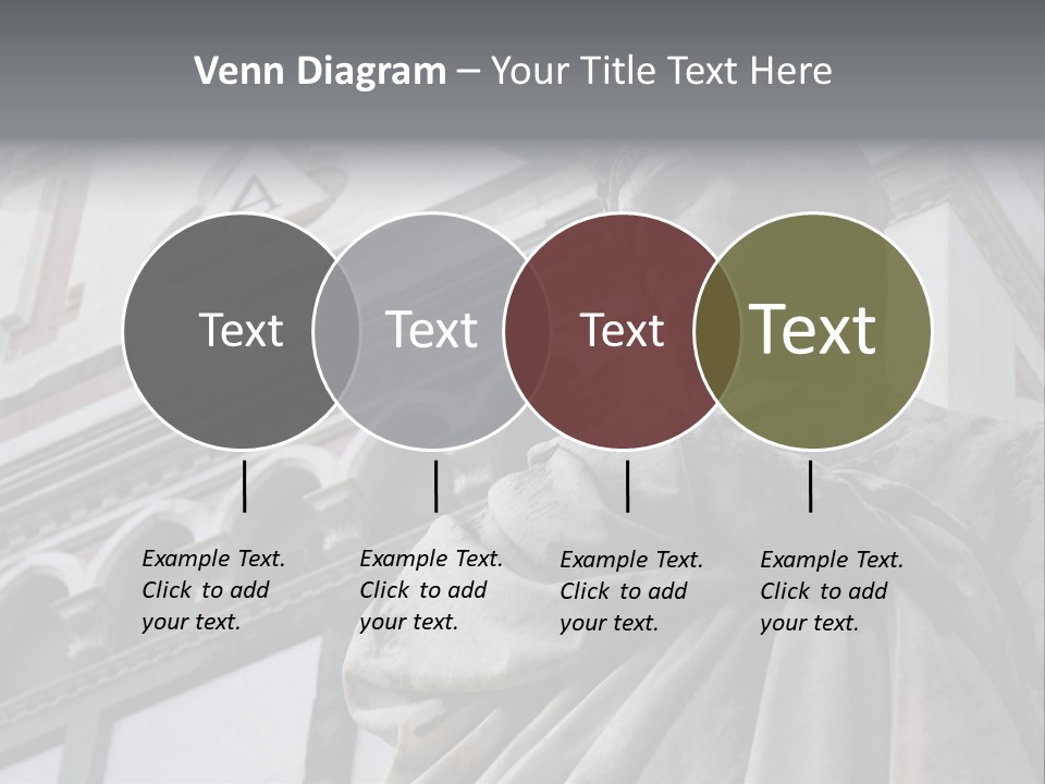 Famous Dante Sculpture Near Santa Croce Cathedral In Florence PowerPoint Template