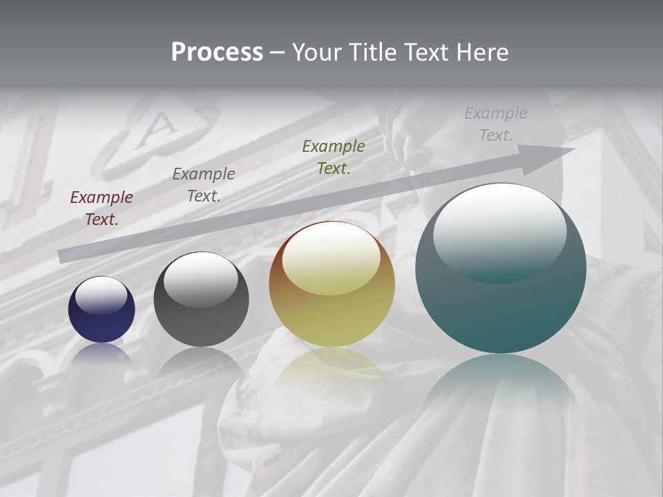 Famous Dante Sculpture Near Santa Croce Cathedral In Florence PowerPoint Template