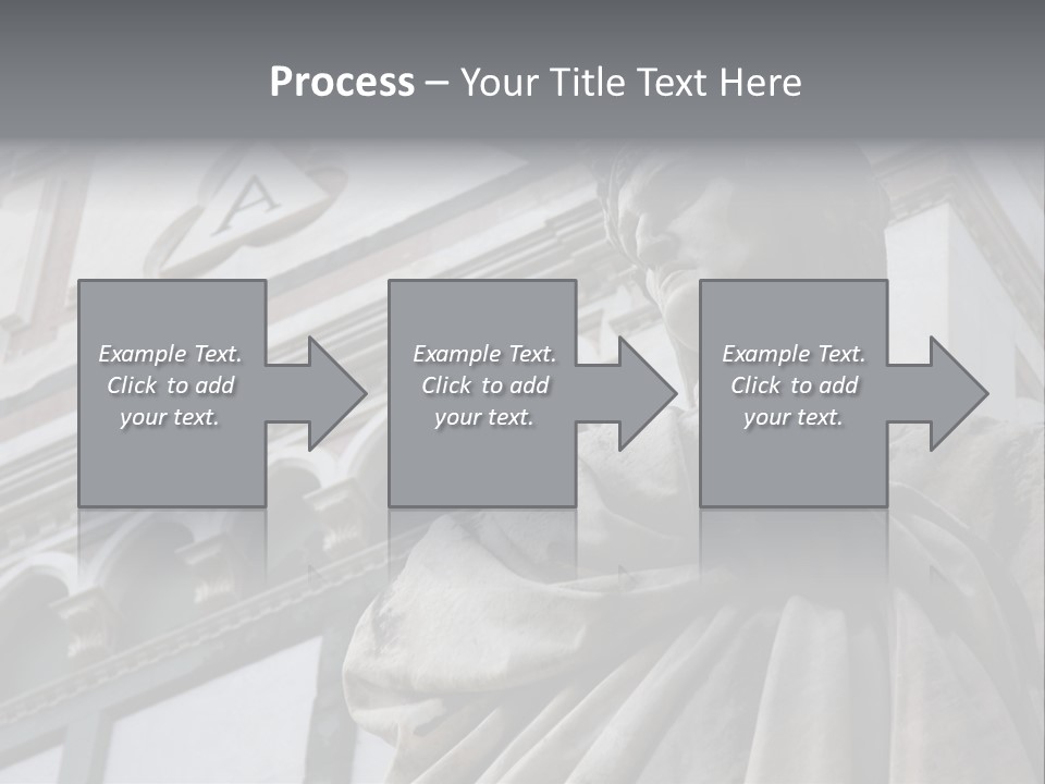 Famous Dante Sculpture Near Santa Croce Cathedral In Florence PowerPoint Template