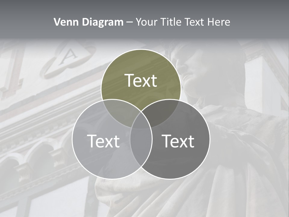 Famous Dante Sculpture Near Santa Croce Cathedral In Florence PowerPoint Template