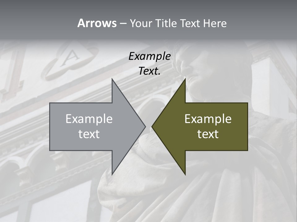 Famous Dante Sculpture Near Santa Croce Cathedral In Florence PowerPoint Template