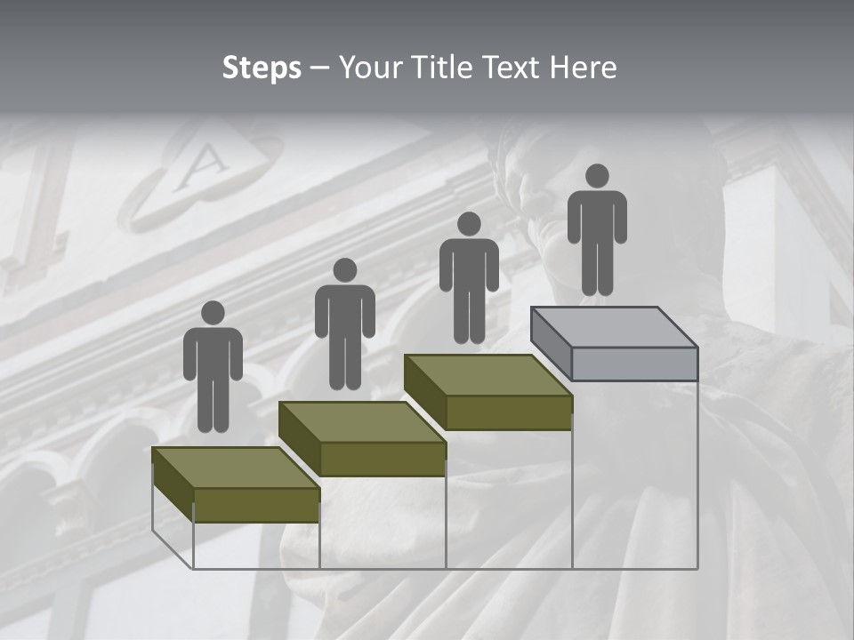 Famous Dante Sculpture Near Santa Croce Cathedral In Florence PowerPoint Template