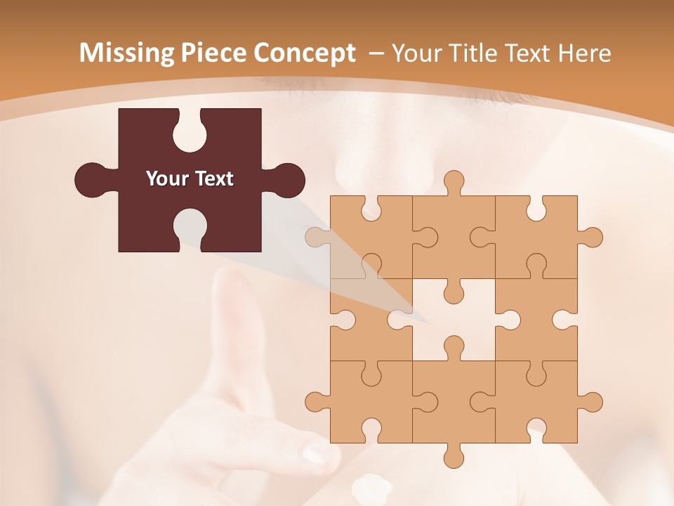 Young Beautiful Woman Applying Hands Cream And Looking At Camera PowerPoint Template