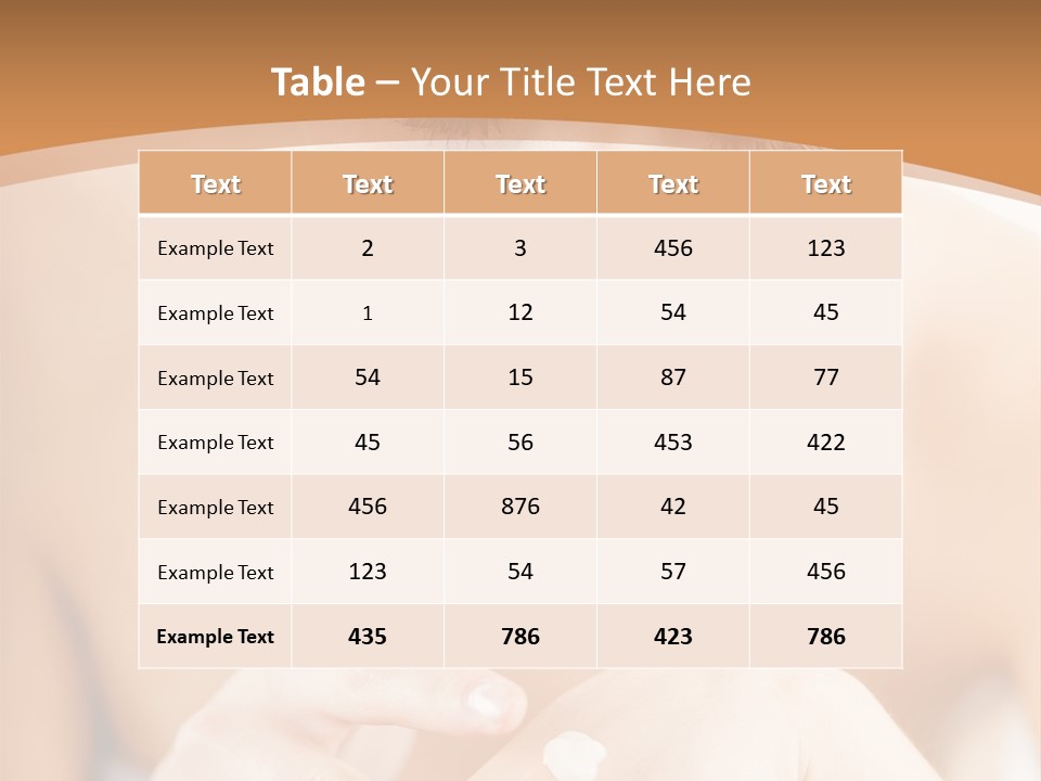 Young Beautiful Woman Applying Hands Cream And Looking At Camera PowerPoint Template