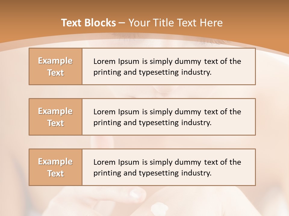 Young Beautiful Woman Applying Hands Cream And Looking At Camera PowerPoint Template